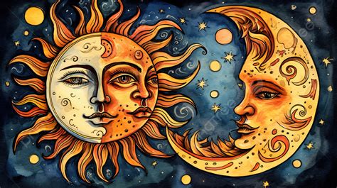  El Sol y la Luna – A Cosmic Dance of Gold and Passion